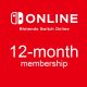 Nintendo Switch Online - 12 Month Membership (Individual) (EU)