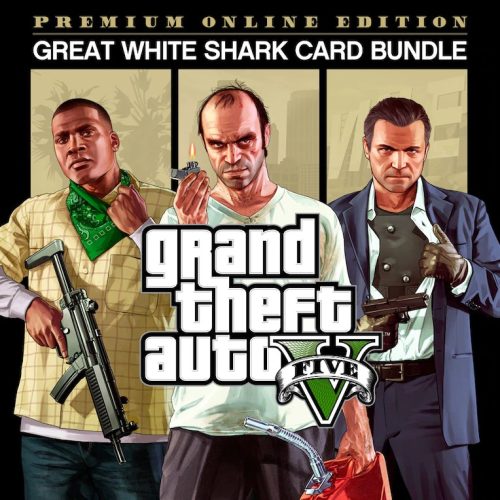 Grand Theft Auto V: Premium Online Edition + Great White Shark Cash Card ($1.500.000) Bundle