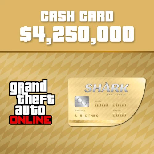 Grand Theft Auto Online - Whale Shark Cash Card ($4.250.000)