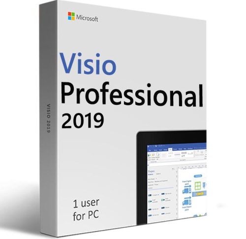 Microsoft Visio Professional 2019 (Dá sa posúvať)