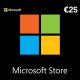 Microsoft Store Gift Card - 25 EUR