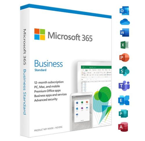 Microsoft Office 365 Business Standard (5 device / 1 rok)